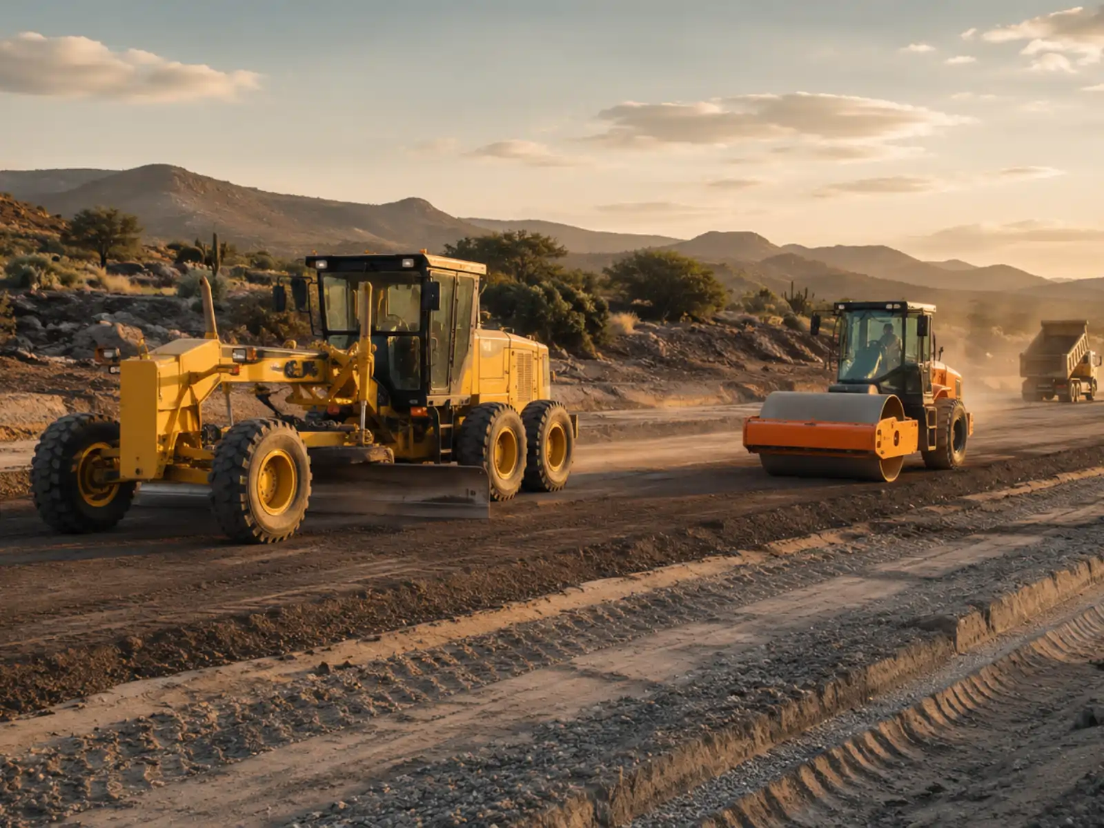 Terracerías, plataformas y movimiento de tierra