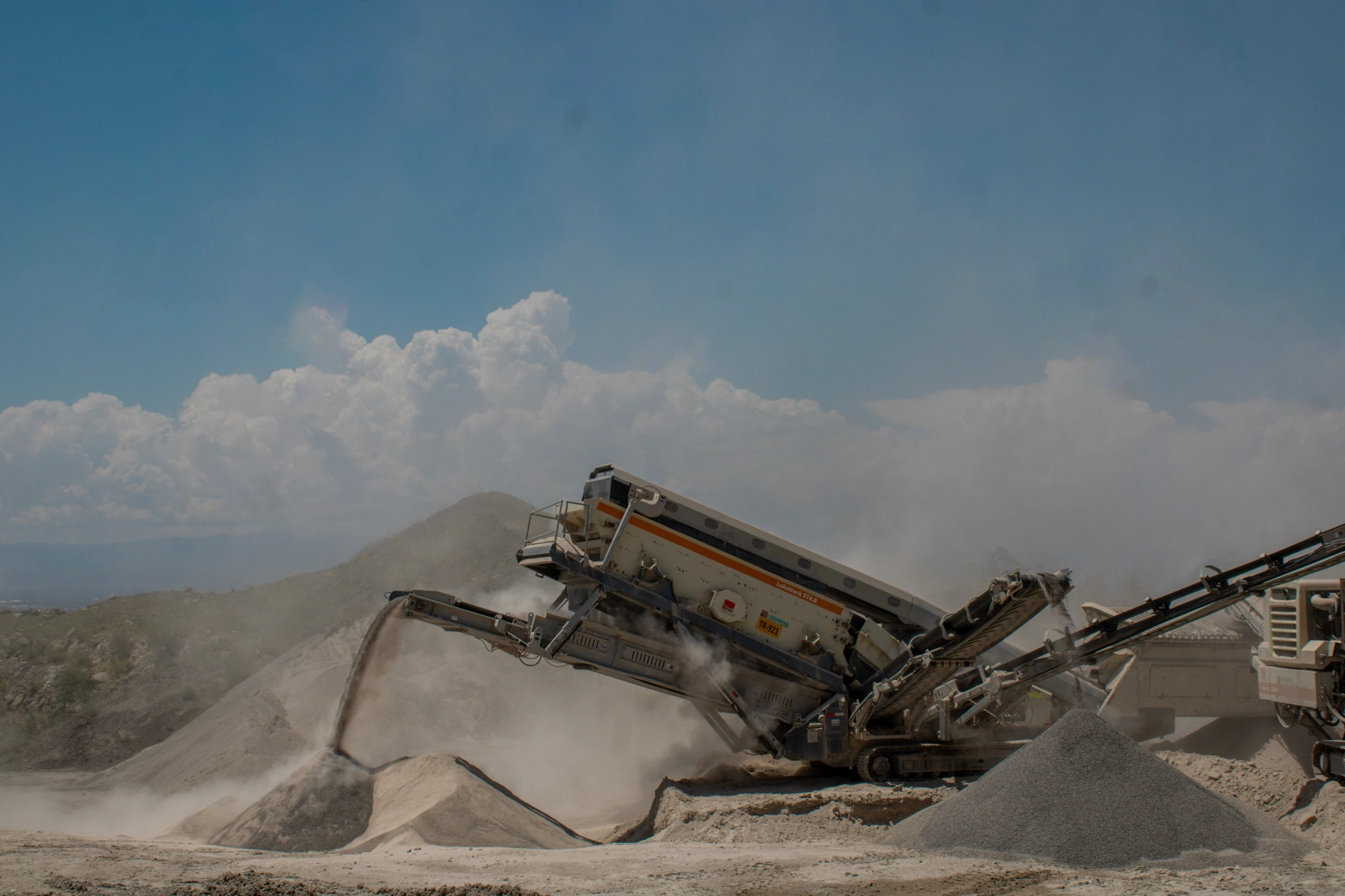 Petrología - Banco de materiales triturados